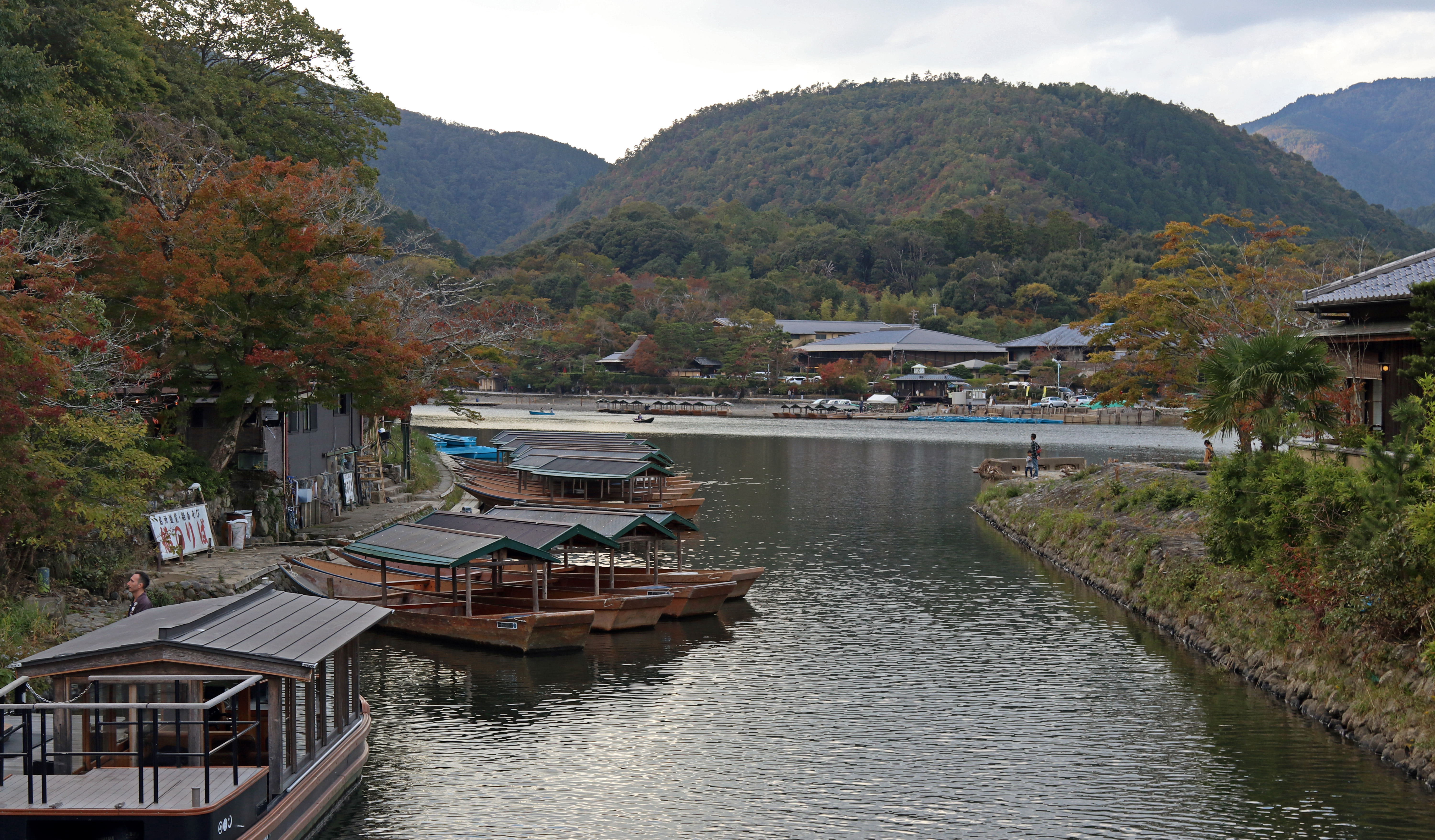 Arashiyama View from Togetsukyo Bridge