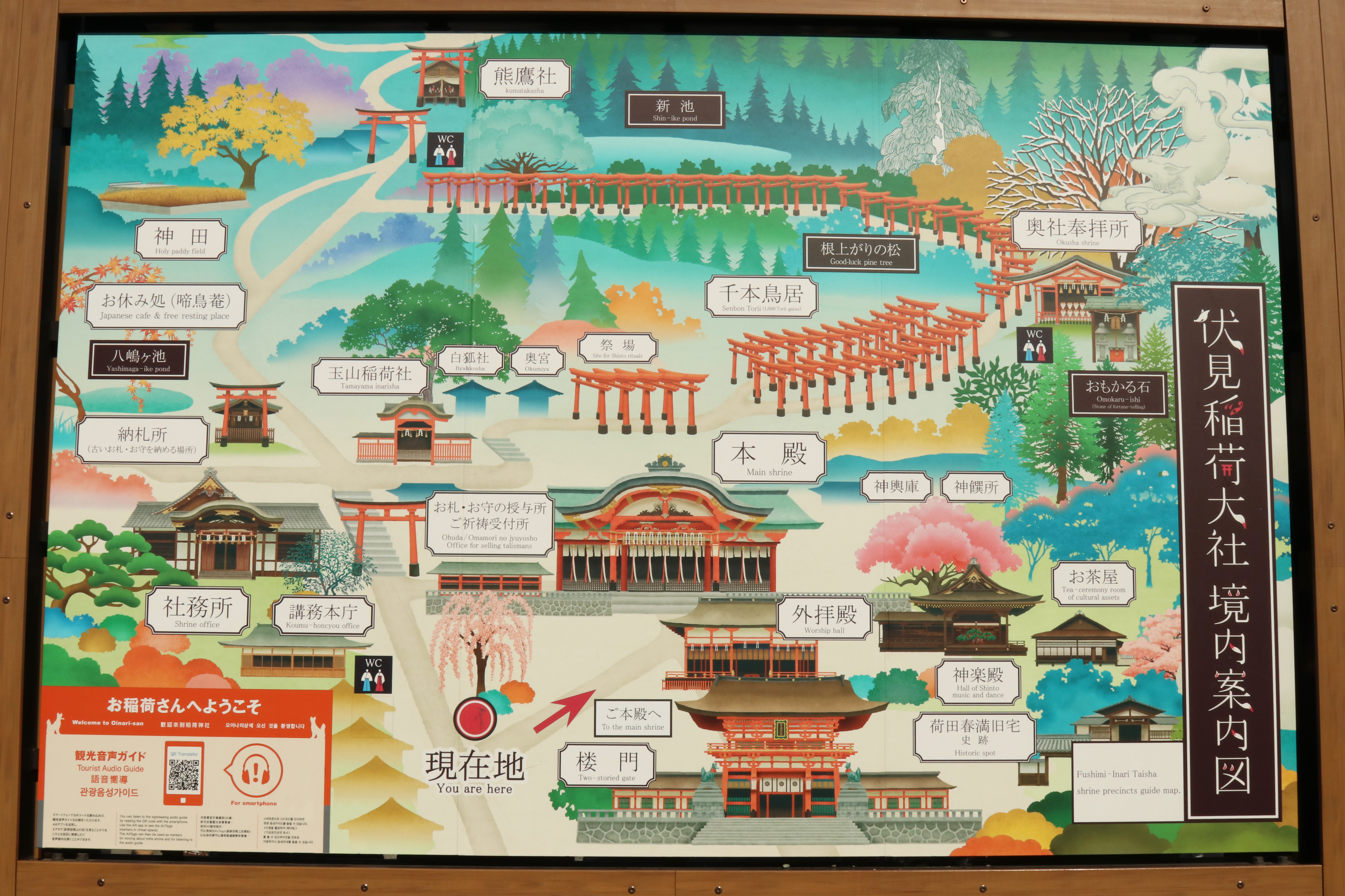 Mount Inari trail map