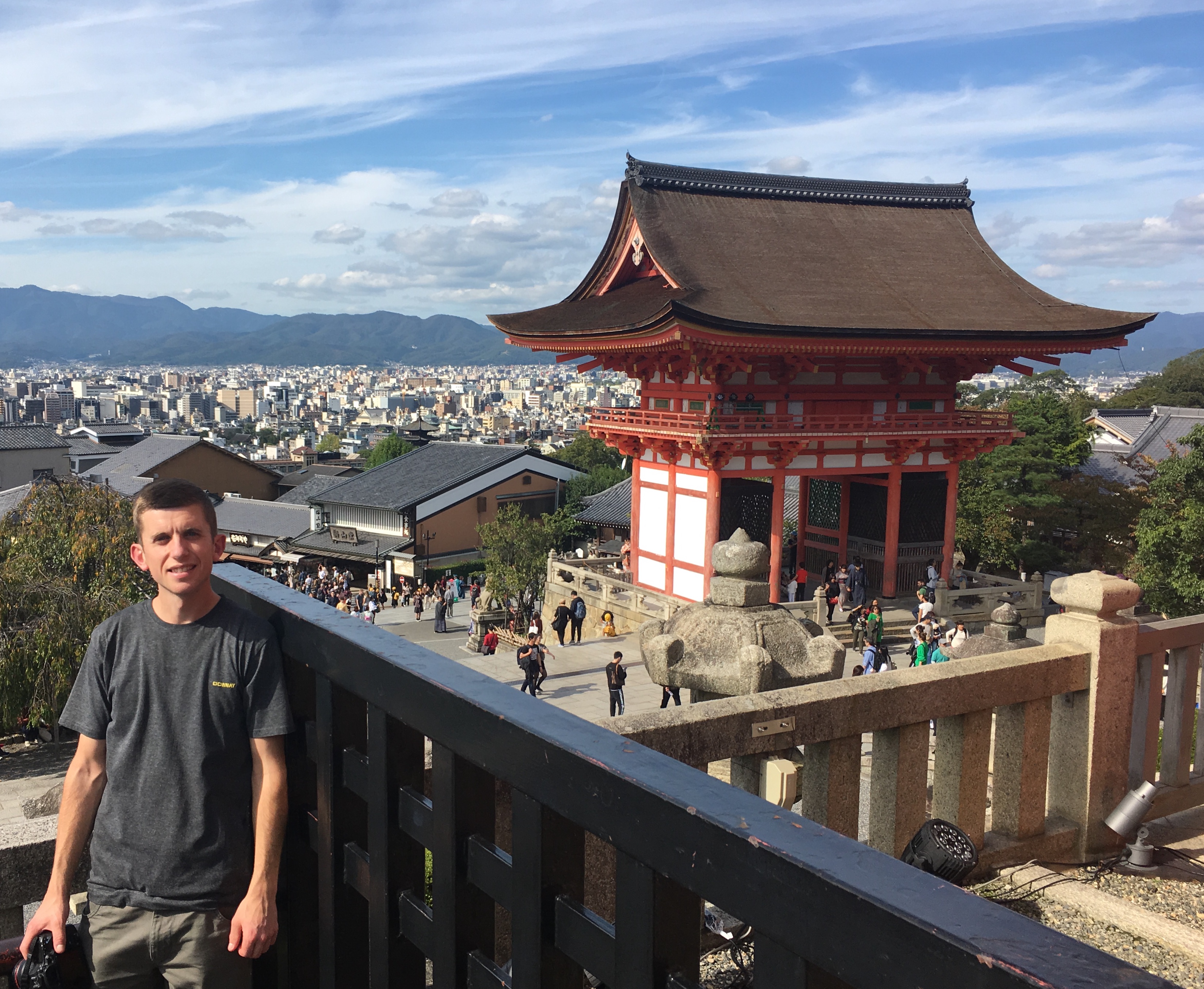 Kiyomizudera Temple Entrance City View