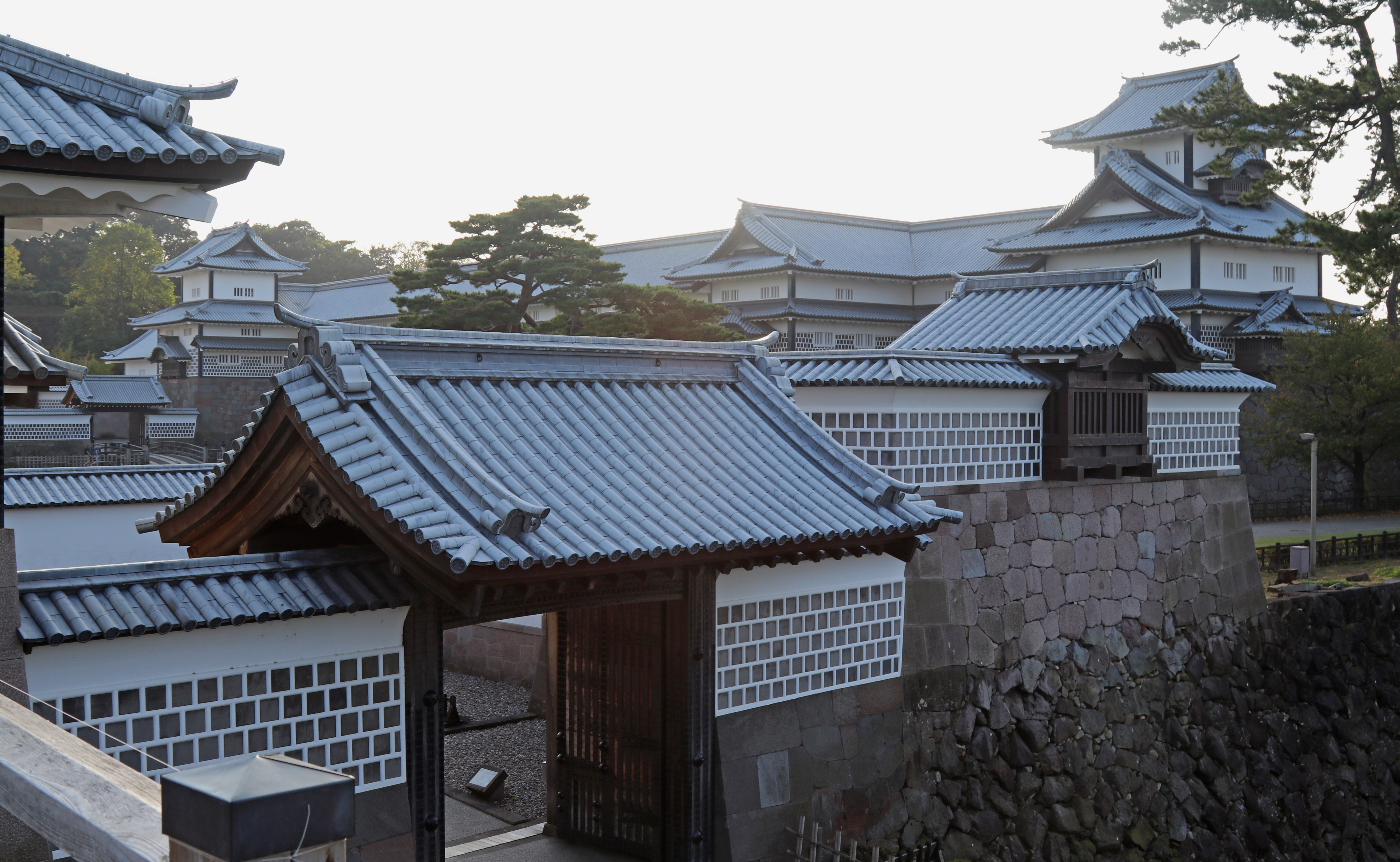 Above Kahoku-mon Gate