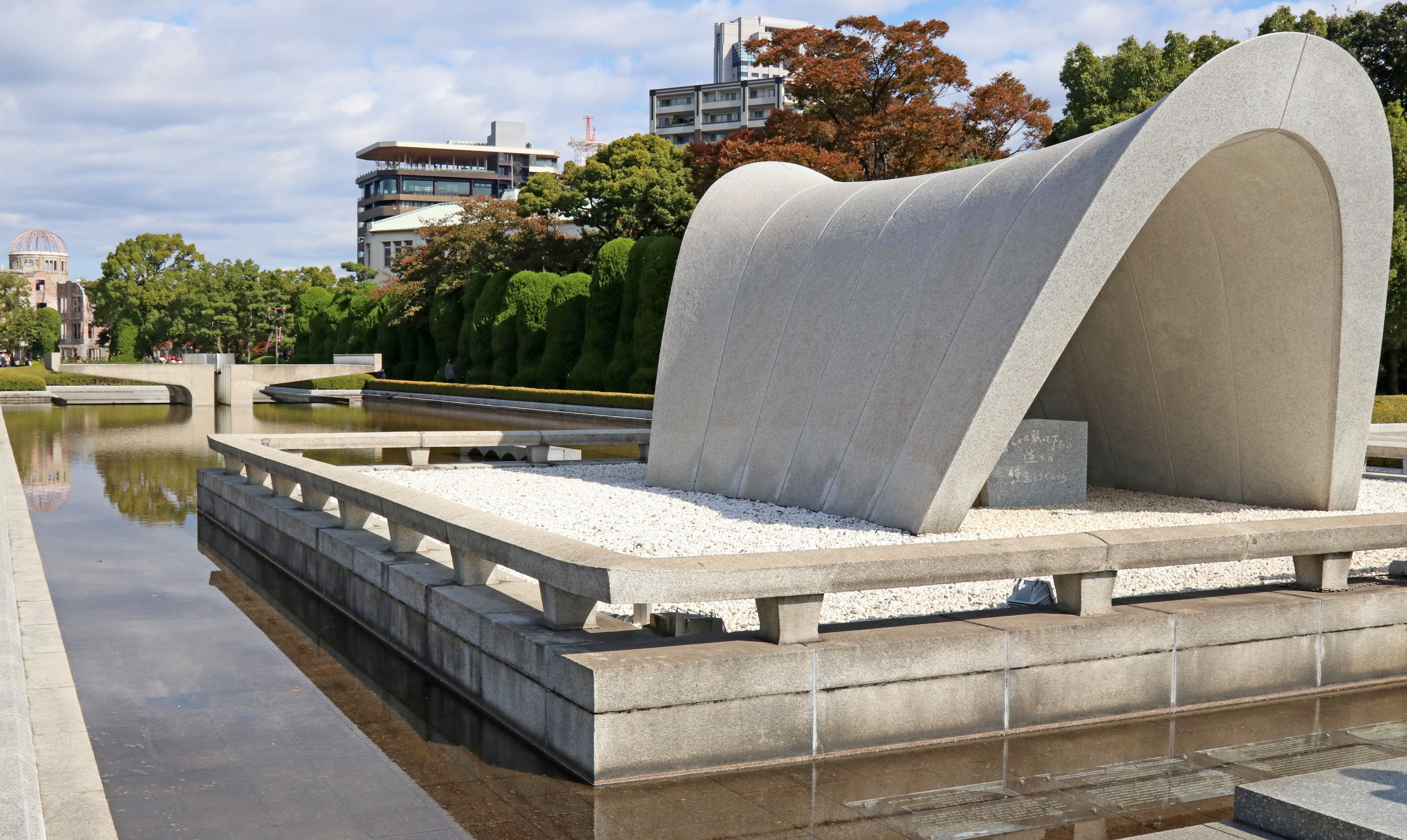 Pond of Peace-Memorial Cenotaph Monument Pond of Peace-Memorial Cenotaph Monument